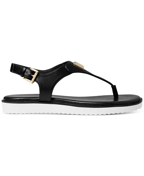 michael kors black jelly sandals size 7|women's jilly flat sandals.